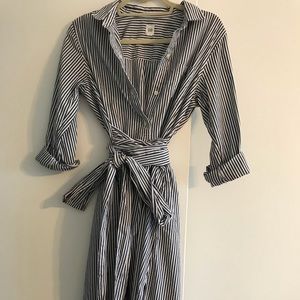 Business casual wrap dress
